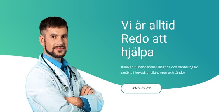 Snabb medicinsk hjälp CSS -mall