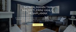 Satın Alma Maliyeti - HTML5 Açılış Sayfası