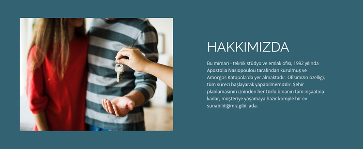 Emlak Hakkında WordPress Teması