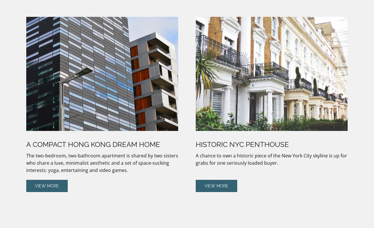 Architecture building  Website Mockup