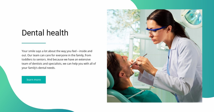 Dental health Website Template