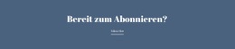 Bereit Zum Abonnieren - Responsives Website-Design