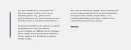 Texto Sin Formato Con Línea Vertical: Plantilla De Página HTML