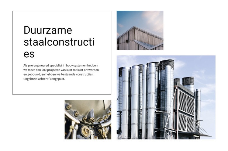 Duurzame staalconstructies Bestemmingspagina