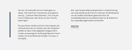 Platte Tekst Met Verticale Lijn CSS-Sjabloon Gratis Downloaden