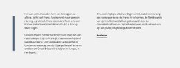 Platte Tekst Met Verticale Lijn - Sjabloon Voor Één Pagina