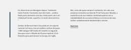 Design Do Site Para Texto Simples Com Linha Vertical