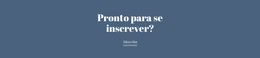 Pronto Para Assinar - Tema WordPress Responsivo