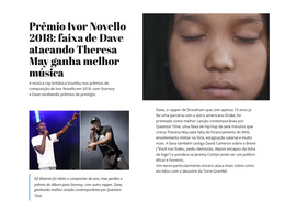 Maio Ganha A Melhor Música - Tema WordPress Para Download Gratuito