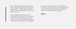 Webbplatsdesign För Vanlig Text Med Vertikal Linje