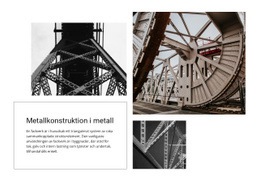 Metallkonstruktion I Metall - Inspiration För Webbdesign