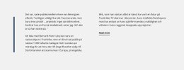 HTML-Webbplats För Vanlig Text Med Vertikal Linje