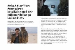 Star Wars Story - Nedladdning Av Webbplatsmall