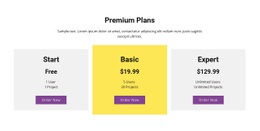 Three Pricing Plan