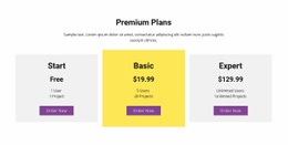 Three Pricing Plan
