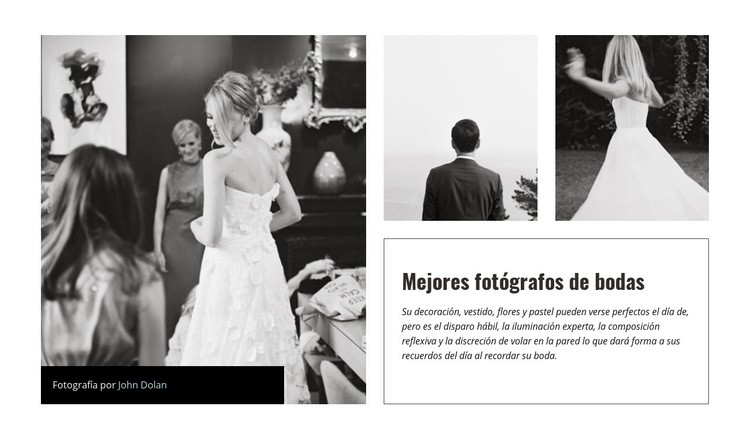 Día de la boda Plantillas de creación de sitios web