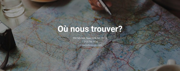 Où peux-tu nous trouver Modèle CSS