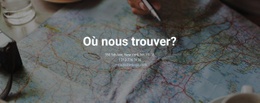 Où Peux-Tu Nous Trouver - Modèle Personnalisé D'Une Page