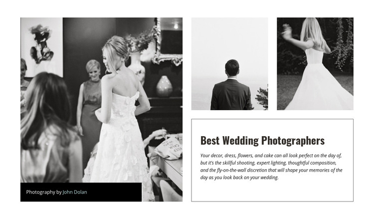 Wedding day Homepage Design