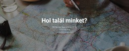 Hol Találhat Meg Minket – Modern Websablon