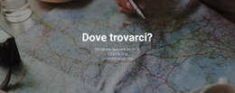 Dove Puoi Trovarci - Modello Personalizzato Di Una Pagina