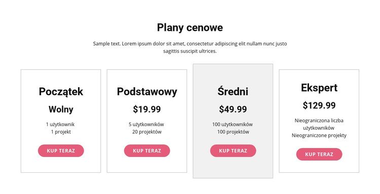 Przejdź na plan premium Motyw WordPress