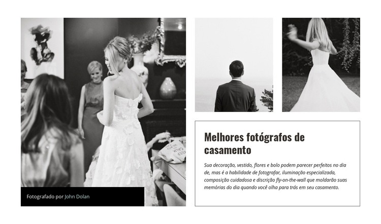 Dia do casamento Modelo HTML5