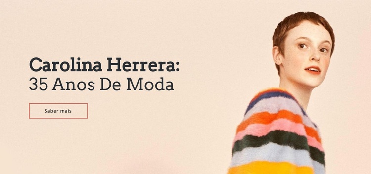 35 anos de moda Modelo HTML5