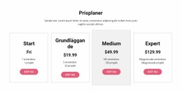 Uppgradera Till En Premiumplan - HTML-Sidmall