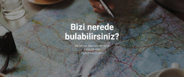 Bizi Nerede Bulabilirsiniz - Işlevsellik WordPress Teması