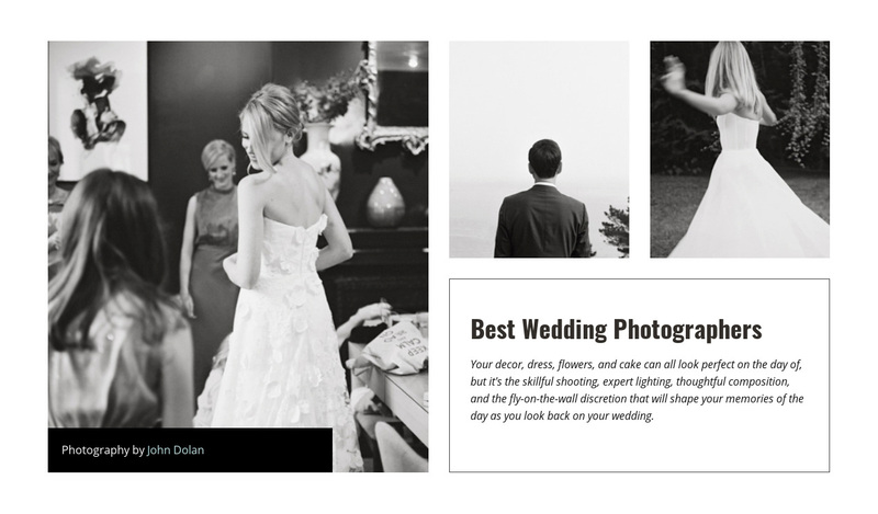 Wedding day Web Page Design