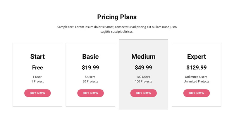 Upgrade to a premium plan Wix Template Alternative