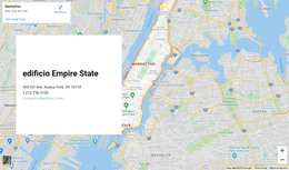 Mapa De Google Con Bloque De Direcciones Alojamiento De Wordpress