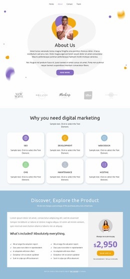Explore the Product - Html Code Example by Nicepage