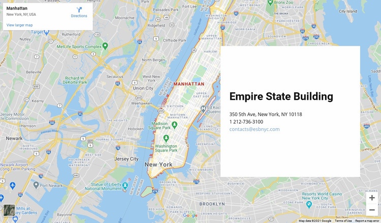 Contact us block with a map on background Html Code Example