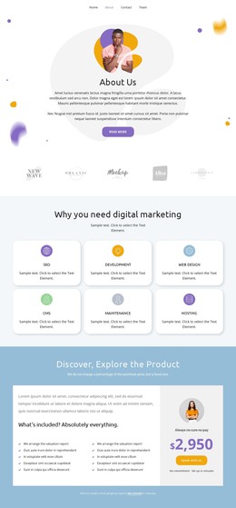 Explore The Product - Site Template