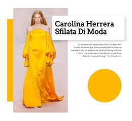 Sfilata Di Moda - Bellissimo Modello HTML5