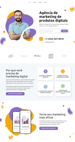 Por Que Você Precisa De Marketing Digital Modelo Html Básico Com CSS