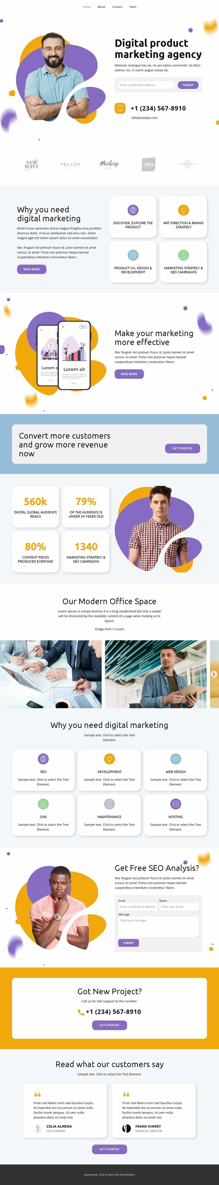 Why you need digital marketing Squarespace Template Alternative
