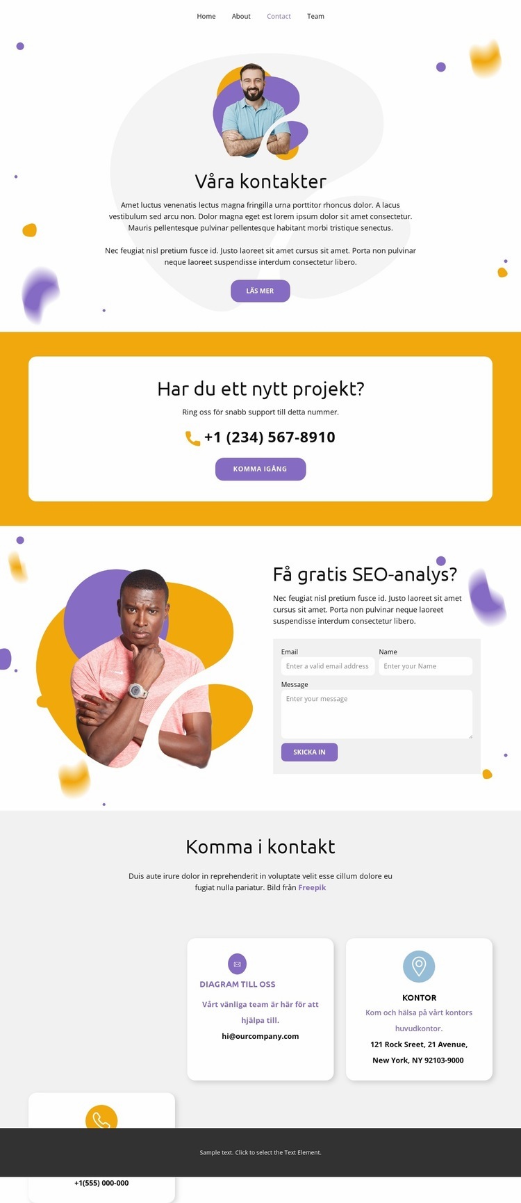 Varumärkesstrategi HTML-mall