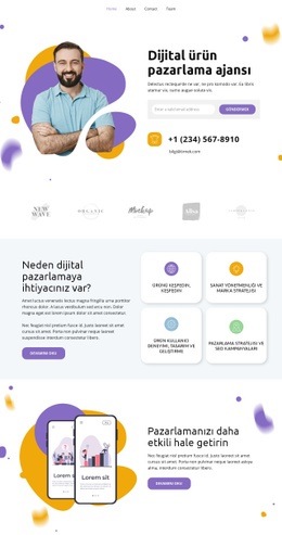 Neden Dijital Pazarlamaya Ihtiyacınız Var? - Kullanımı Kolay Tek Sayfalık Şablon