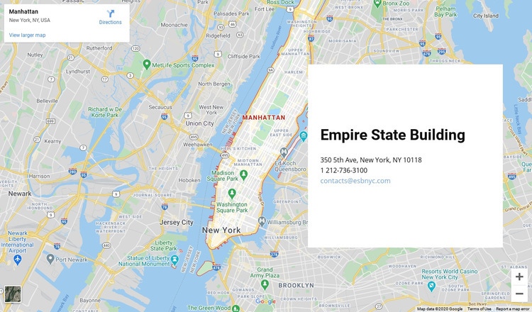 Contact us block with a map on background Webflow Template Alternative