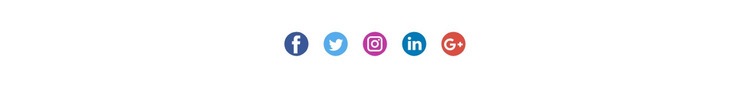 Sociální ikony s barevným pozadím Téma WordPress