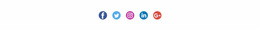 Social Icons With Colored Background