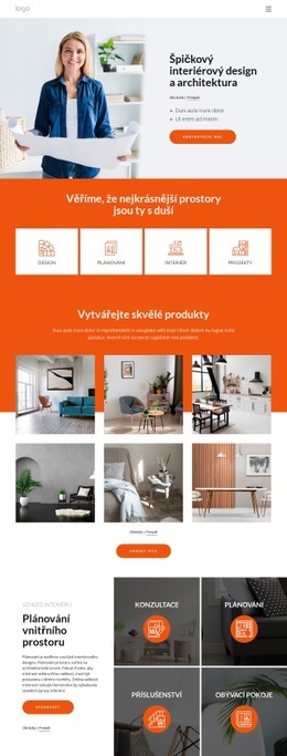 HTML Design Pro Ateliér Interiérového Designu A Architektury