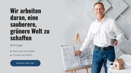 Wir Schaffen Eine Sauberere, Grünere Welt - Online HTML Generator