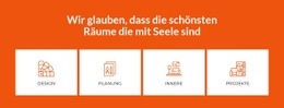 Wir Schaffen Schöne Innenräume - Leere HTML5-Vorlage