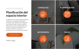 Diseño Web Gratuito Para Planificación Y Diseño De Espacios Interiores.