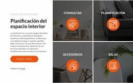 Planificación Y Diseño De Espacios Interiores.: Plantilla HTML5 Personalizada