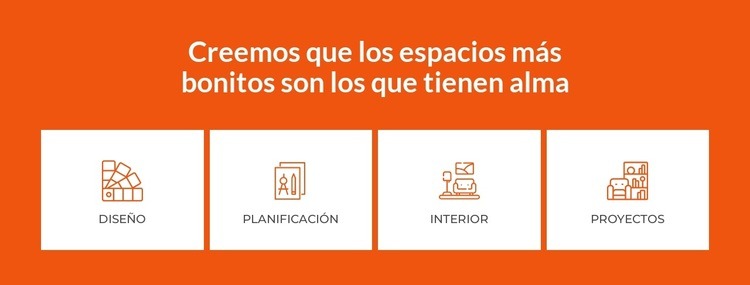 Creamos bellos espacios interiores Plantilla HTML5